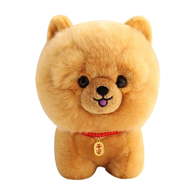 Chien en Peluche Husky, Poupée Chiot Réaliste Douce pour Enfants, Compagnon de Canapé et Cadeau