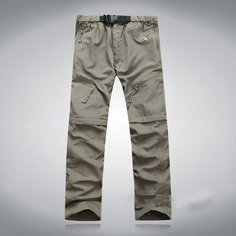 Sehao Men Summer Quick Dry Outdoor Thin Detachable Waterproof