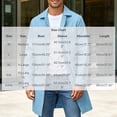 thumbnail image 3 of Miqool Mens Trench Coat Turndown Collar Button Down Long Sleeve Mid Length Winter Casual Business Outerwear Overcoats with Pockets M-XXXL, 3 of 9
