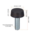 thumbnail image 2 of Patas de Muebles Ajustables, Tornillo de Nivelación para Muebles en Hilo para Mesa, Sillas, Sofá, Armario 24, 2 of 6