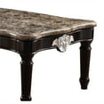 thumbnail image 5 of ACME Table Basse Ernestine avec Dessus en Marbre Gravé en Noir, 5 of 5
