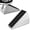 Silver, variant on KOLAKO Door Stopper, Heavy Duty Stop Wedge for Bottom of Door, Non-Skid Rubber with Stainless Steel, 3 inch Black