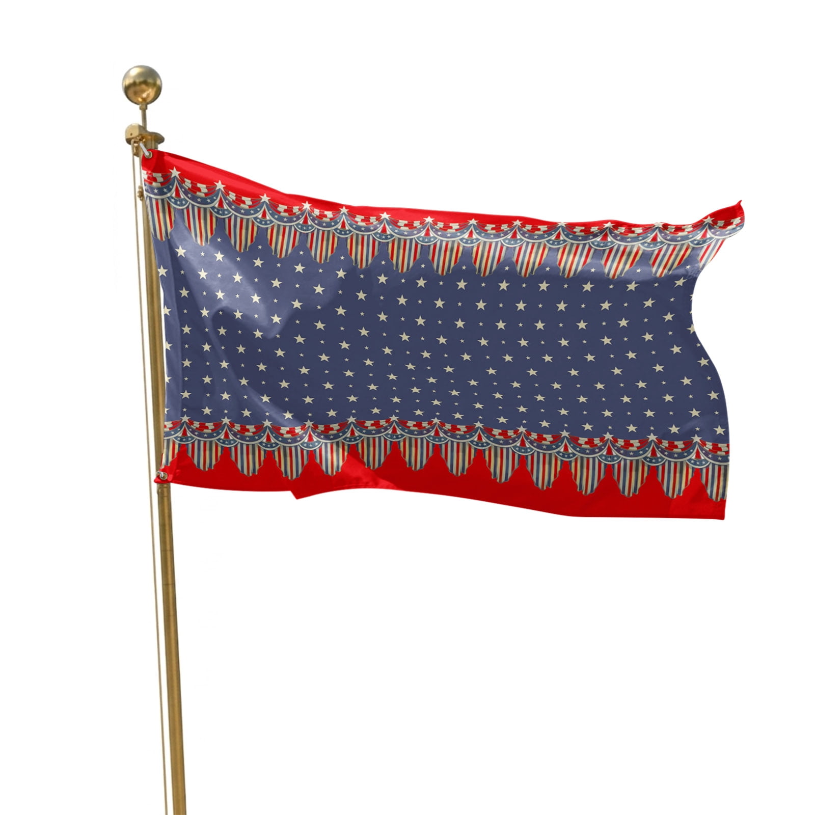 4th of July Flags for Outside 3x5 ft Patriotic Stars USA Flag Outdoor Flags Double Sided Grommets House Banner American Flag Patio Yard Flag for Outdoor Party Porch Independence Day Decor