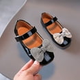 thumbnail image 3 of nsendm Female Shoes Toddler Boot 7 and Autumn Fashion Girls Casual Shoes Bow Rhinestones Flat Bottom Dress Shoes Baby Boots 12-18 Months Black 8.5, 3 of 5