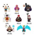 thumbnail image 1 of Set de 8 Minifiguras Rey de la Navegación – Figuras Temáticas de Enel, Vinsmoke, Reiju, Marco, Kaido, Bloques de Construcción Coleccionables para Niños y Niñas, 1 of 9