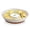 Khaki Gray, variant on White Ceramic Chip & Dip Serving Set 12 Inch Divided Tray For Salsa Veggies Appetizers Snacks