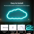 thumbnail image 4 of WANGQ LED Strip White 16.4ft/5m Neon Strip 12V Silicone Waterproof Flexible LED Neon Rope Light (Power Adapter Not Included), 4 of 6