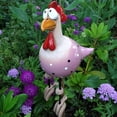 thumbnail image 2 of Adorno Colgante de Resina Pollo-Rosa-Pollo Adepaton LKX-0615-3, 2 of 5