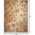 thumbnail image 2 of Nourison ST64 Zanibar Floral Ivory 2' x 2' 9" Polyacrylic Area Rug, Large Scroll Ivory, Multicolor, 2 of 7