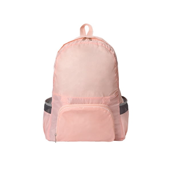 Yuarrent Bolsa impermeable de almacenamiento de doble multifuncional al aire libre plegable hombro ligero montañismo mujeres portátil Mochilas de mochilero Rosado Yuarrent OD030035-04