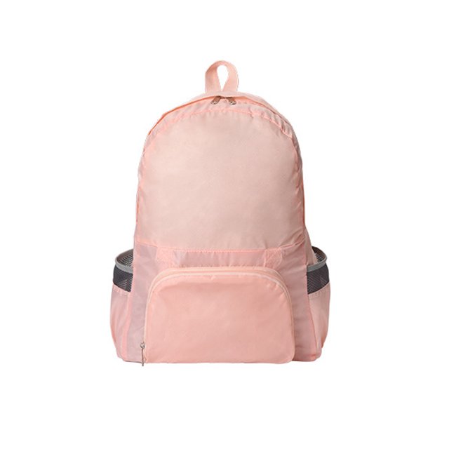 facefd Sac de Rangement Imperméable Double Usage Multifonctionnel Pliable Extérieur Léger Alpinisme Femmes Portable Bleu Rose