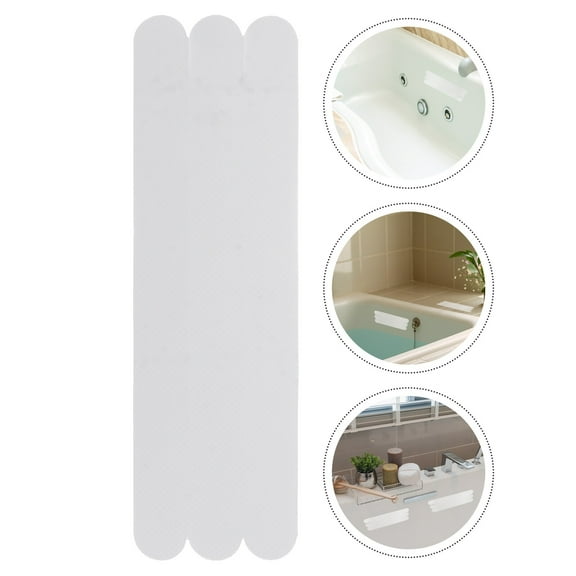 Frcolor Non Bath Shower Stickers Bathtub Anti StickerGrip Sticker Mat Safety Strips Strip Adhesive Floor Tub Clear Strip