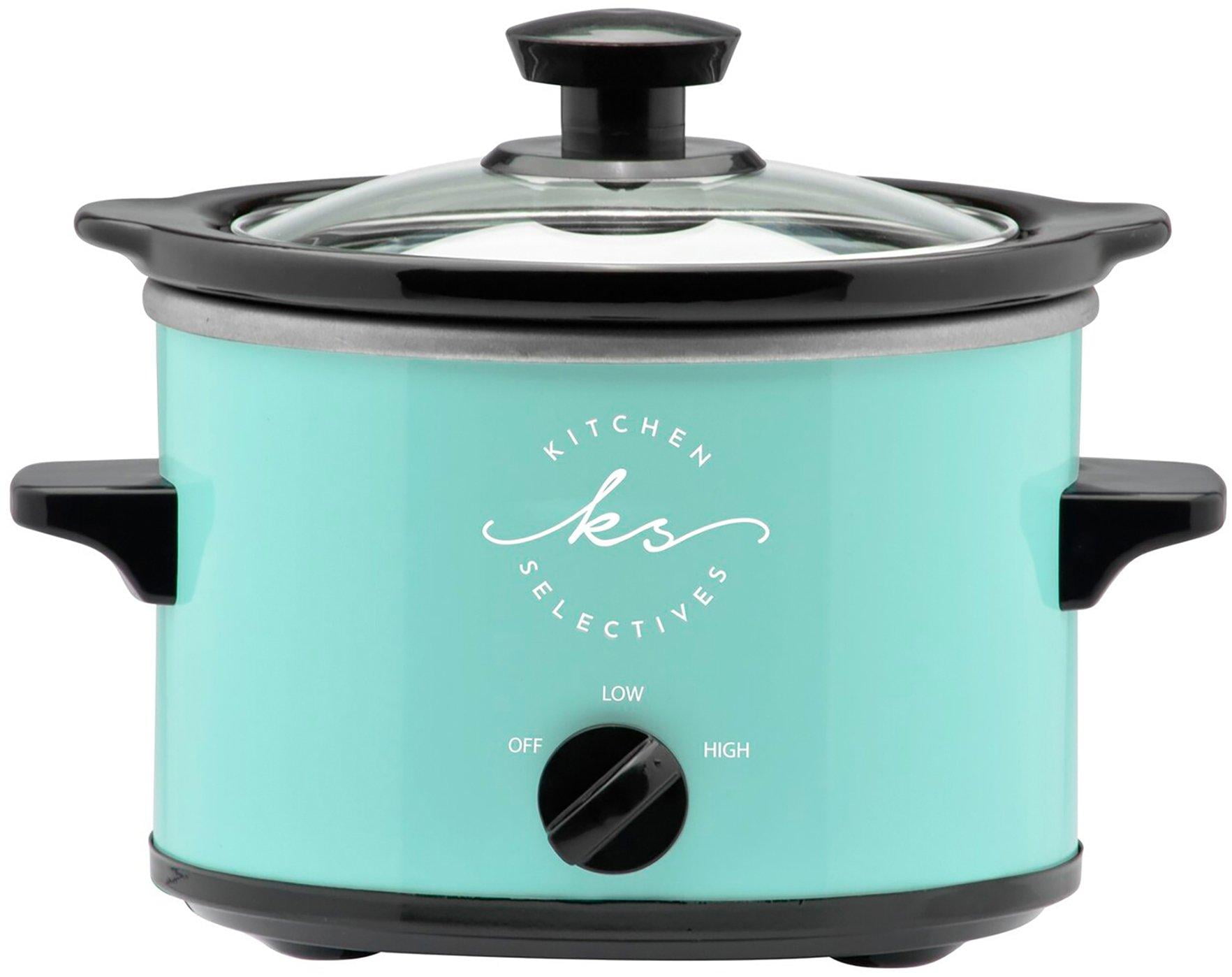 Kitchen Selectives 1½Quart Slow Cooker, Mint Green