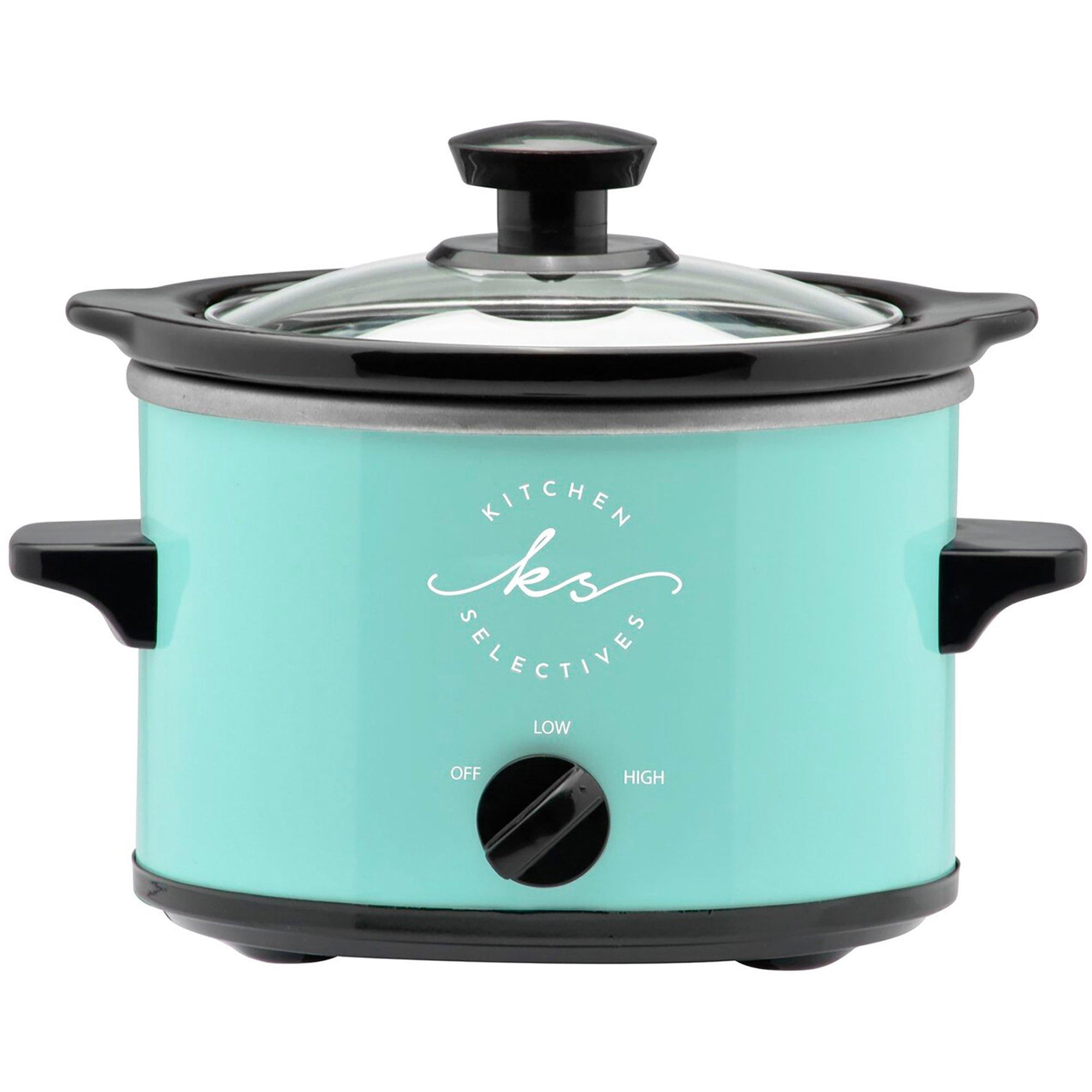 Kitchen Selectives 1½-Quart Slow Cooker, Mint Green
