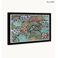 thumbnail image 2 of Wynwood Studio Nature Floral Path Framed Trendy Maximalist Decor 1 Piece Canvas Wall Art, 21" x 15", Black Satin Flat Frame, 2 of 7