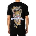 thumbnail image 3 of Criminal Damage Dragon Tiger Fight Back Graphic T-Shirt, Black, 3 of 6