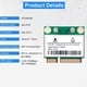 thumbnail image 4 of Tarjeta de Red WiFi 6 RTL8852BE con Antenas de 8 DBi y Adaptador BT 5.2 Mini PCI-e de Doble Banda de 2,4 G/5 GHz y 1800 Mbps para 10/11 A, 4 of 5