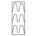 thumbnail image 1 of Yuarrent Soporte de metal para tapa de olla de 3 niveles, estante de almacenamiento duradero para cocina, adecuado para diferentes estilos de Organizadores de utensilios de cocina, 1 of 6