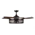 thumbnail image 3 of Fanaway 51107001 Meridian 48-inch Oil Rubbed Bronze and Amber AC Ceiling Fan with Light, 3 of 9