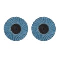 thumbnail image 4 of 10 Pcs 50mm Flap Disc Quick Change Grinding Wheels for Rust Removal polishing grinding 120 Grit, 4 of 6