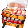 thumbnail image 5 of Thanksgiving Double Layered Insulated and Refrigerated Lunch Bag with Large Capacity and Hand Carry - 7.1x11.4x16.1 Inches, 5 of 6