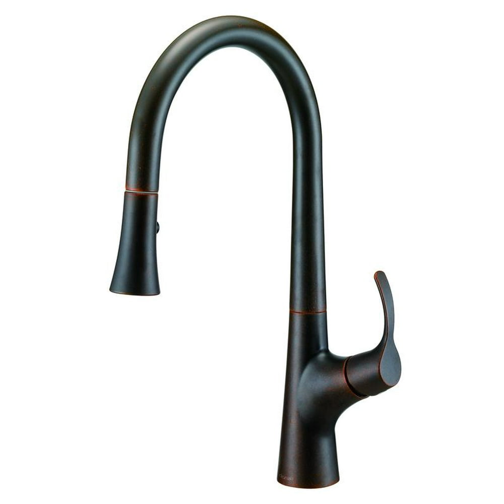 Danze D454422BR Antioch Single Handle PullDown Kitchen Faucet with