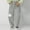 Blue, variant on 2025 New Arrivals!ChaoHeng Summer Pants for Women Women's Casual Mid-Waist Wide-Leg Striped Stitching Drawstring Pocket Pant