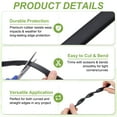 thumbnail image 3 of Uxcell13.1ft U Rubber Edge Trim Fit for 10mm Edge, 12 mm x 14 mm Black, 3 of 6