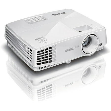BenQ MX707 3D Ready DLP Projector - 720p - HDTV - 4:3 - Ceiling, Front - 5000 Hour Normal Mode - 10000 Hour Economy Mode - 1024 x 768 - XGA - 10,000:1 - 3500 lm - HDMI - USB - 265 W - White (Best Full Hd 3d Projector)