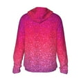 thumbnail image 2 of Picia Light Purple Glitter Women's Men's UPF 50+ Sun Protection Hoodie Shirt Long Sleeve SPF Fishing Outdoor UV Hiking Lightweight Shirts-X-Large, 2 of 9