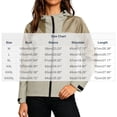 thumbnail image 3 of QUNYINEY Colorblock Womens Rain Jackets Casual Hooded Zip up Waterproof Lightweight Raincoats Hiking Long Sleeve Windbreaker Coat for Women, 3 of 9