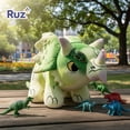 thumbnail image 5 of Peluche Suave Ruz Jurassic World (Triceratops 25 cm Verde), 5 of 5