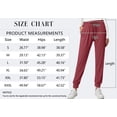 thumbnail image 5 of MOSHU 3 Pack Sweatpants for Women Athletic Joggers with Pockets Elastic Waist Lightweight Sweatpants Casual Soft Pants, 5 of 8