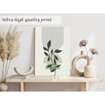 thumbnail image 2 of Induslyfe Framed Sage Green Wall Art Canvas Decor Set of 3, Boho Botanical Geometric Art Prints Posters Mid Century Modern Art, Aesthetic Floral wall art for bedroom, living room, bathroom 12x16, 2 of 7