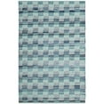 thumbnail image 5 of SAFAVIEH Montauk Irving Geometric Squares Cotton Area Rug, Turquoise/Multi, 6' x 9', 5 of 10