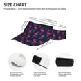 thumbnail image 3 of Fotbe Cute Flamingo Visera Deportiva con Diseño, Gorra Abierta Ajustable de Algodón para Mujer y Hombre, 3 of 7