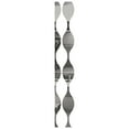 thumbnail image 3 of Ekena Millwork 94"H x 1/8"T Ozark Adjustable Acrylic Decorative Slat Wall Panel Kit, Silver Mirror (contains 8 Slats + 1 Straight Edge Starter Slat), 3 of 11