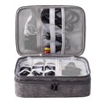 thumbnail image 4 of Bolsa de recogida de cables de viaje con 6 anillos elásticos y 3 ganchos, 4 of 5