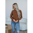 thumbnail image 4 of Landi Ribbed Sweater - Camel, 4 of 5