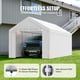 thumbnail image 5 of Cubierta superior de repuesto para toldo de cochera y pared lateral VEVOR de 10 x 20 pies, 5 of 9