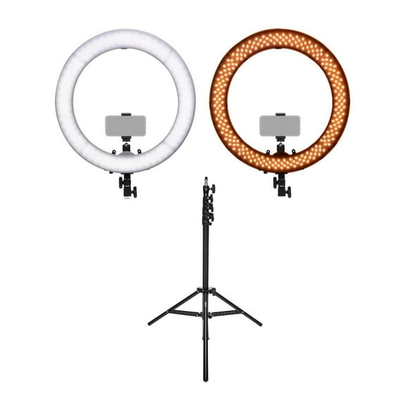 Koah SOL SPHERE 19in 55W Ring Light Kit with Carrying Bag and Smartphone Holder skin color