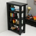thumbnail image 2 of NUTEDOM Mini Wooden Bookcase Simulation Book Shelf Mini House Furnishing Supply, 2 of 7