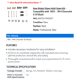 thumbnail image 2 of Rear Brake Shoes Hold Down Kit - Compatible with 1983 - 1994 Chevy S10 Blazer 1984 1985 1986 1987 1988 1989 1990 1991 1992 1993, 2 of 2