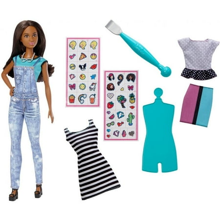 UPC 887961418897 product image for Barbie DIY Emoji Style Nikki Doll - 40 Designer Decals | upcitemdb.com