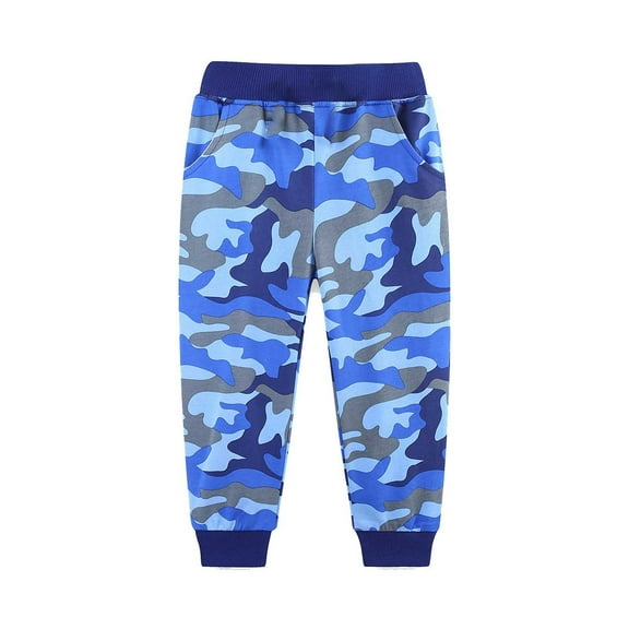 Tiijoy Toddler Boys Camo Sweatpants Casual Active Jogger Pants Spring Autumn Trousers, Sizes 2-3