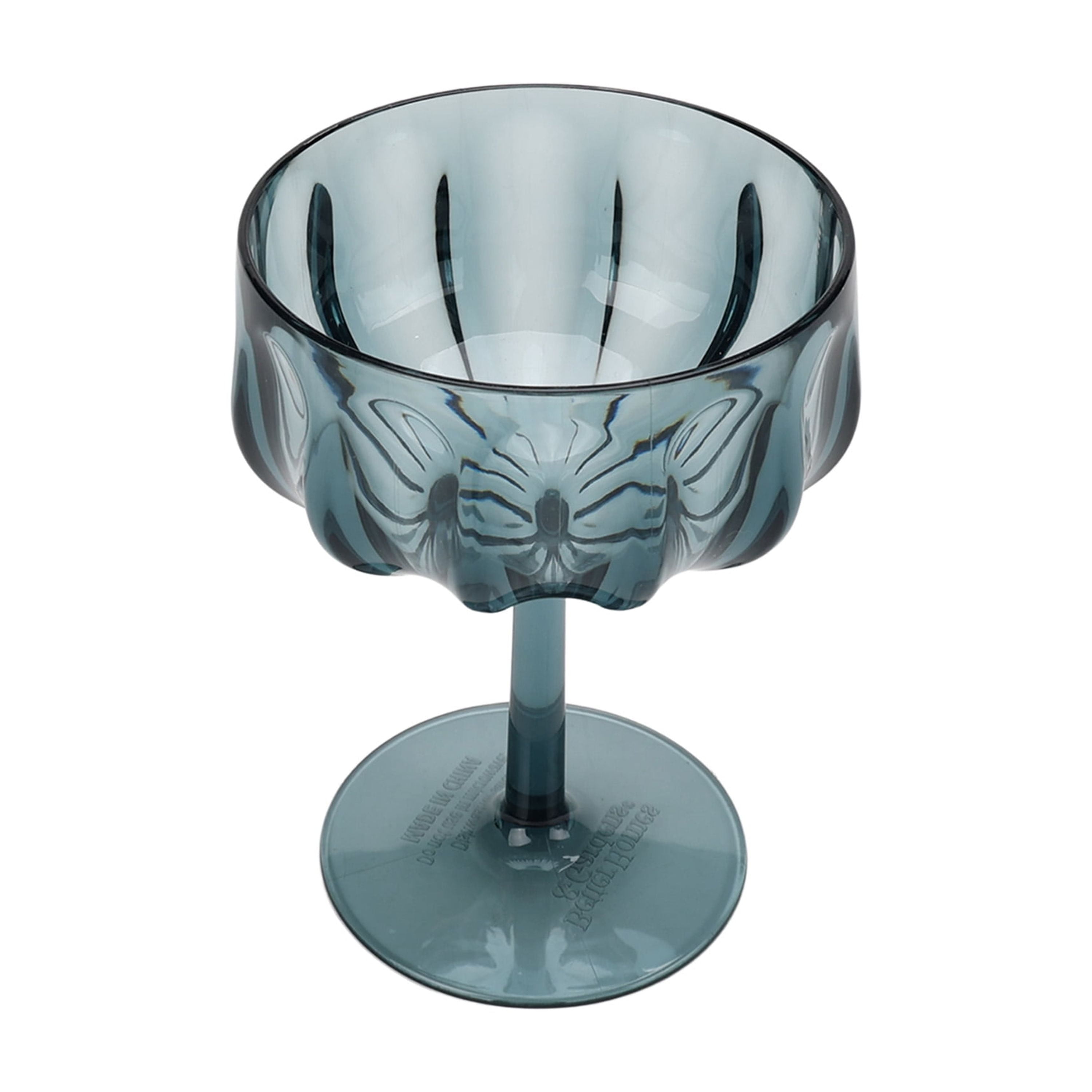 Better Homes & Gardens 13-Ounce Tritan Plastic Coupe Glass, Blue