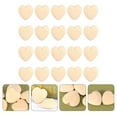 thumbnail image 4 of MLINS  20 Pcs DIY Supplies Blank Wood Slices Heart Design Decoration Craft Boxes with Lids, 4 of 8