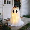 thumbnail image 5 of Halloween Candy Bowl Stand with String Lights & Sticker Sheet, Outdoor Decor for Front Door Entryway & Party Scene, 5 of 5