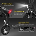 thumbnail image 4 of Scooter Eléctrico 400W, 36V 13Ah, 30-50km Autonomía, 30km/h, Llantas 10'' Sin Cámara, Suspensión Delantera - Frenos EABS y Disco, 4 of 9