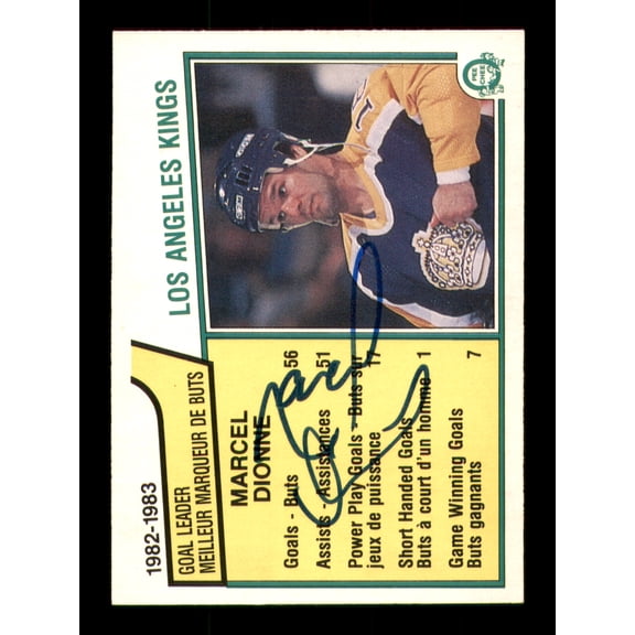 Marcel Dionne Autographed 1983-84 O-Pee-Chee Card #150 Los Angeles Kings SKU #251965